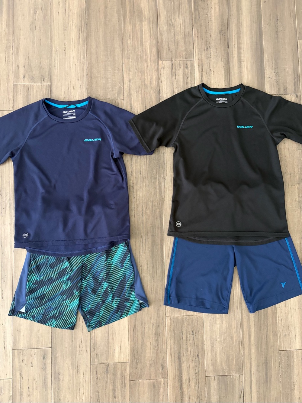 Boys Bauer (hockey) active shirts & shorts - set of 2 - size S/M (8-10)